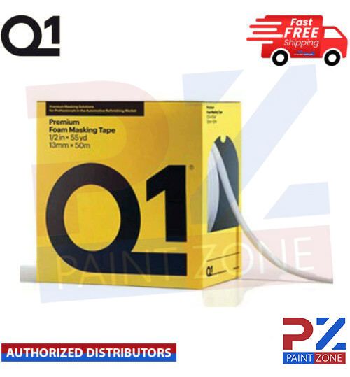 Q1 Premium Soft Edge Foam 13mm x 50m Masking Tape (NEXT DAY DELIVERY)